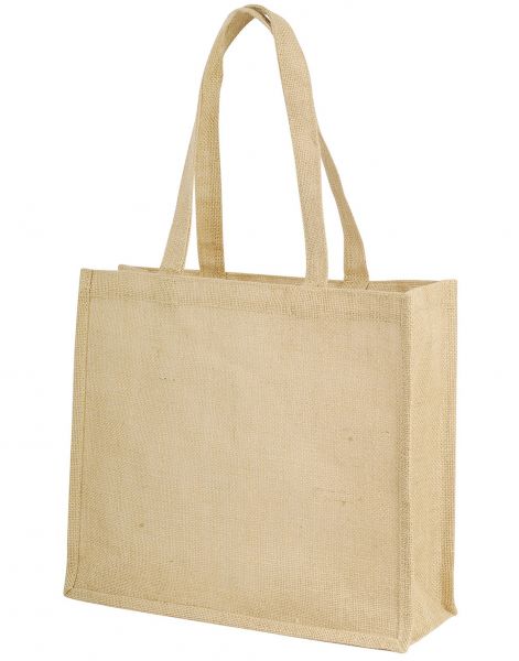 Jute Shopping Bag with Long Straps 