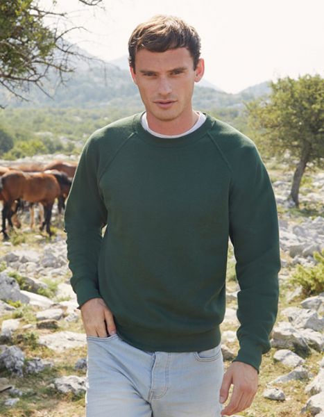 Classic Raglan Sweat, Fruit of the Loom