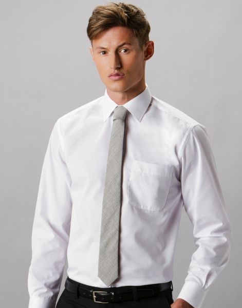 Men Long Sleeve Business Shirt, Kustom Kit