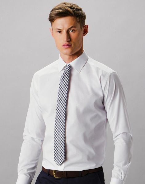 Slim Fit Business Long Sleeve Shirt, Kustom Kit