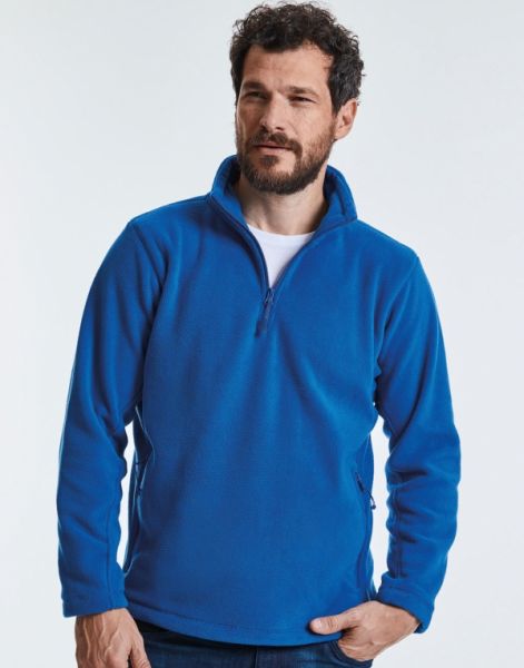 Adult's Quarter Zip Outdoor Fleece, Russell