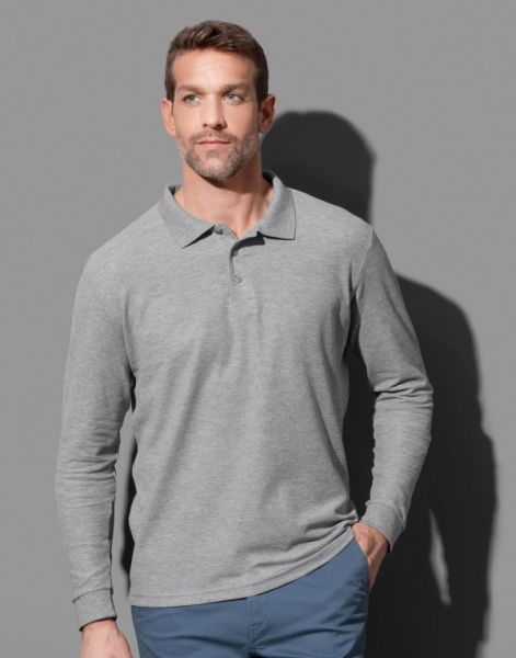 Stedman Classic Long Sleeve Polo Shirt