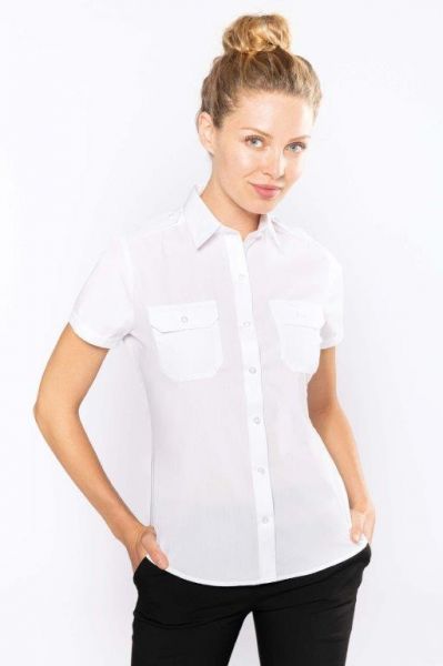 Ladies Short Sleeved Pilot Shirt, Kariban