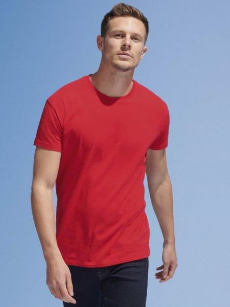 Men Round Neck T-Shirt, Sol's Imperial