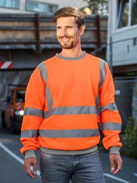 Hi-Vis Reflective Sweatshirt, Korntex