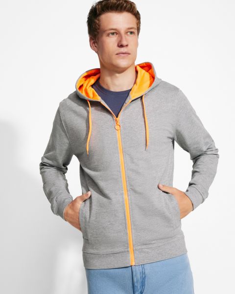 Hooded Sweat Jacket, Men, Fuji, Roly