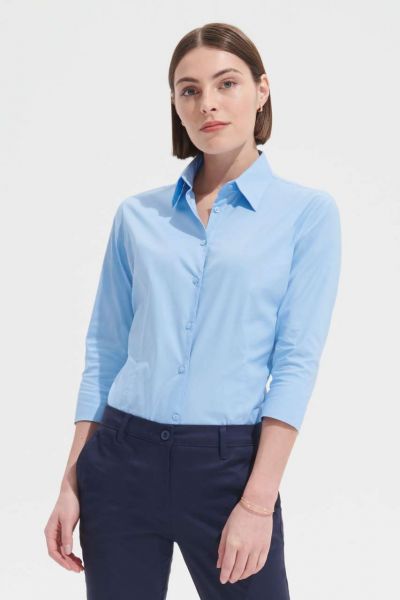 3/4 Sleeve Stretch Women Shirt, Sol's Effect