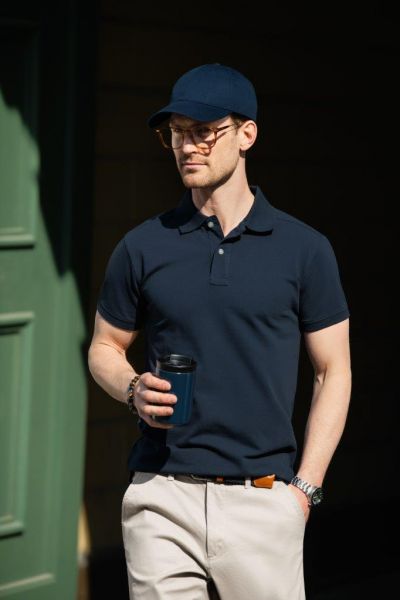 Men Polo Shirt, Nimbus Yale