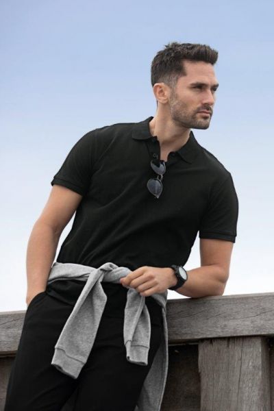 Men Polo Shirt, Nimbus Palmdale