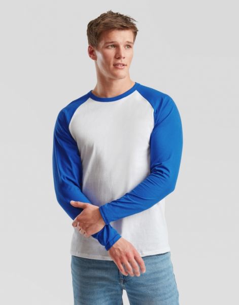 Long Sleeve Baseball T-shirt, Fruit of the Loom