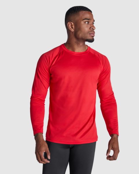 Long Sleeve Polyester T-shirt, Roly Montecarlo