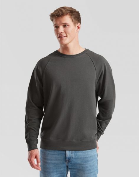 Lightweight Raglan Sweat, Fruit of the Loom
