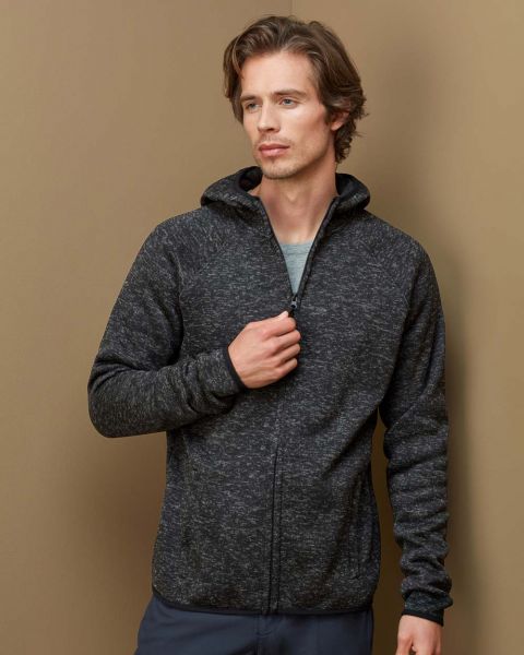 Lux Hooded Knitfleece Men Jacket, Stedman