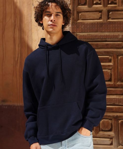 Unisex Hooded Sweat, Iconic Premium, Fruit of the Loom