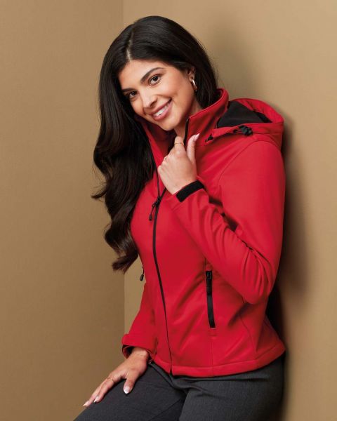 Women Softshell Hooded Jacket, Stedman Lux