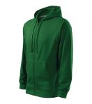 Men Hooded Sweatshirt, Trendy Zipper, Adler