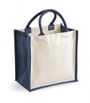 Printers Midi Jute Bag