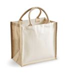 Printers Midi Jute Bag