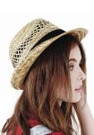 Straw Hat Summer Trilby