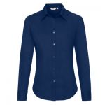Lady-fit Long Sleeve OXFORD Shirt, Fruit of the Loom