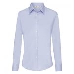 Lady-fit Long Sleeve OXFORD Shirt, Fruit of the Loom