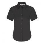 Lady-Fit Short Sleeve Oxford Shirt, Fruit of the Loom