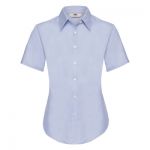 Lady-Fit Short Sleeve Oxford Shirt, Fruit of the Loom