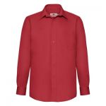 Long sleeve poplin men shirt, Fruit of the Loom