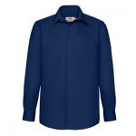 Long sleeve poplin men shirt, Fruit of the Loom