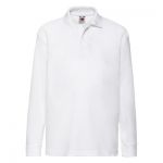 Polo Shirt for Kids, Long Sleeve, Fruit of the Loom