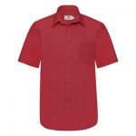 Short Sleeve Poplin Shirt, Fruit of the Loom