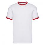 Valueweight Ringer T-shirt, Fruit of the Loom