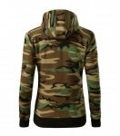 Hooded Women Camouflage Sweater, Malfini Como Zipper