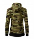 Hooded Women Camouflage Sweater, Malfini Como Zipper