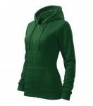 Ladies Hooded Sweatshirt, Malfini Trendy Zipper, Adler