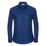 Ladies Oxford Blouse Long Sleeve, Russell