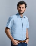 Men's Oxford Short Sleeve Shirt, Russell