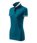 Women Polo Shirt, Malfini Collar Up, Adler