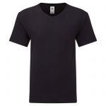 Iconic V-Neck T-shirt, Fruit of the Loom
