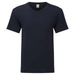 Iconic V-Neck T-shirt, Fruit of the Loom