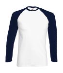 Long Sleeve Baseball T-shirt, Fruit of the Loom