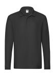 Premium Long Sleeve Polo Shirt, Fruit of the Loom