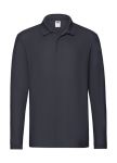 Premium Long Sleeve Polo Shirt, Fruit of the Loom