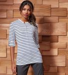 Ladies Long John Roll Sleeve T-shirt, Premier