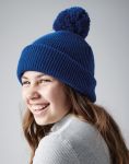 Beechfield Junior Reflective Bobble Beanie