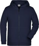 Kids Hooded Sweat Jacket, James & Nicholson