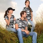 Camouflage Ladies T-shirt, Malfini Pure