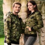 Hooded Camouflage Sweater, Malfini Camo Zipper