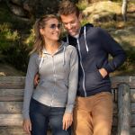 Hooded Women Zipped Sweatshirt, Malfini Voyage