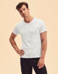 Iconic V-Neck T-shirt, Fruit of the Loom